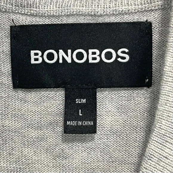 BONOBOS Slim Fit Half Zip Sweater . - Picture 11 of 13
